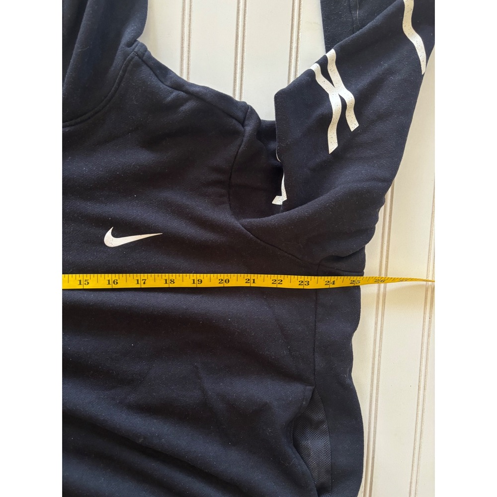 Nike Dri-FIT Hoodie Black Graphic Sleeve Swoosh Sweatshirt Mens XL - Picture 8 of 9